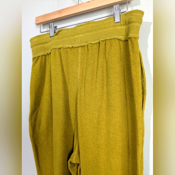 Free People Cactus Fuzzy Fleece Slouchy Trackie Sweatpant Joggers S - Picture 13 of 15